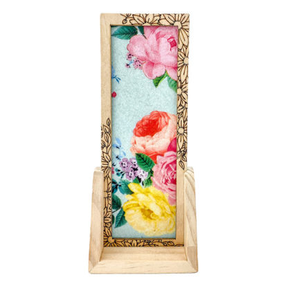 flower vine frame with fabric insert